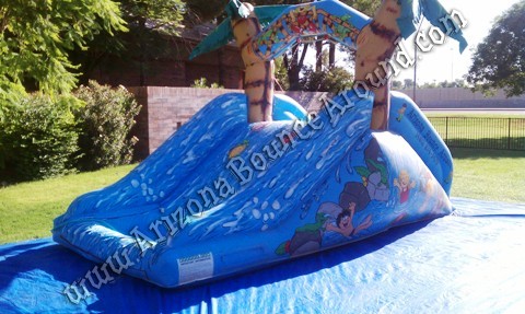 Dual lane toddler water slide rental for small kids Phoenix, Scottsdale Arizona